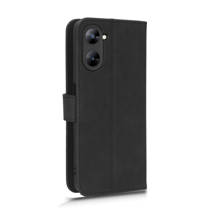 For Realme V30 / V30T Skin Feel Magnetic Flip Leather Phone Case