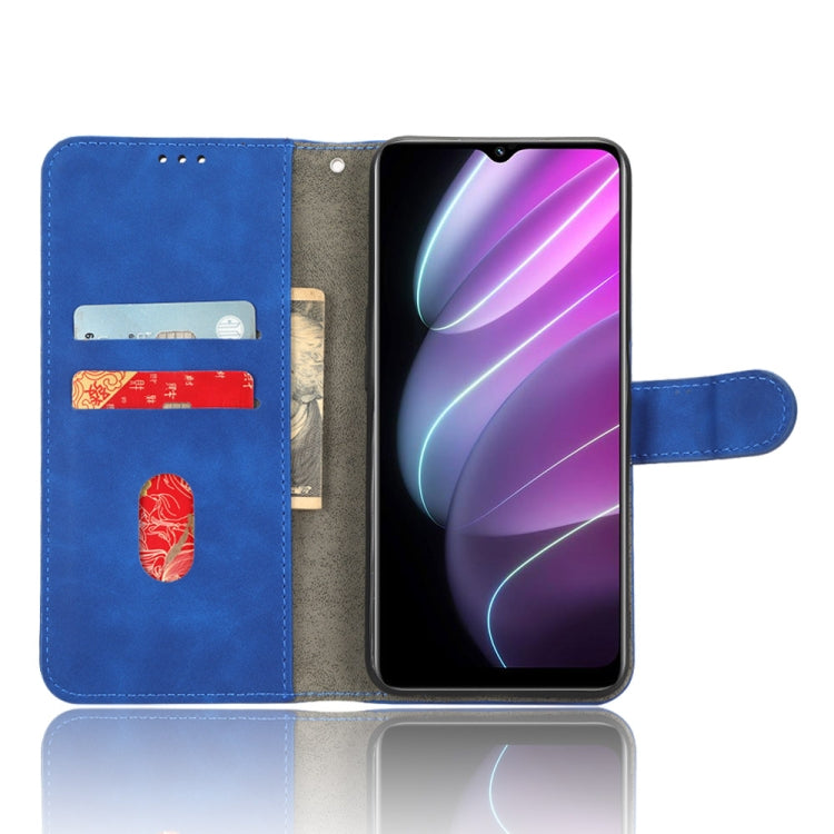 For Realme V30 / V30T Skin Feel Magnetic Flip Leather Phone Case