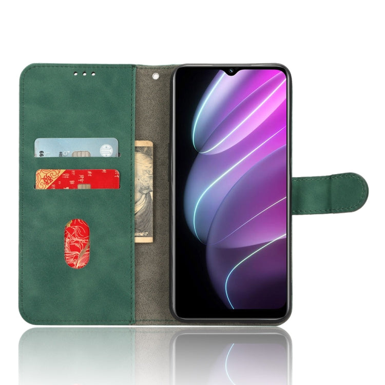 For Realme V30 / V30T Skin Feel Magnetic Flip Leather Phone Case