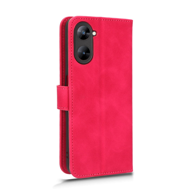 For Realme V30 / V30T Skin Feel Magnetic Flip Leather Phone Case