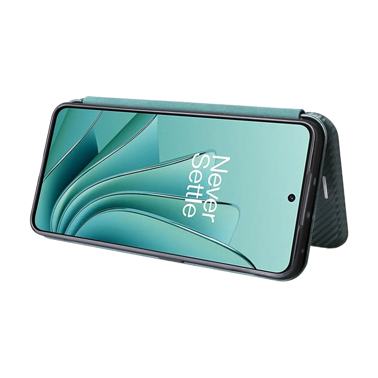 For OnePlus Ace 2V Carbon Fiber Texture Flip Leather Phone Case