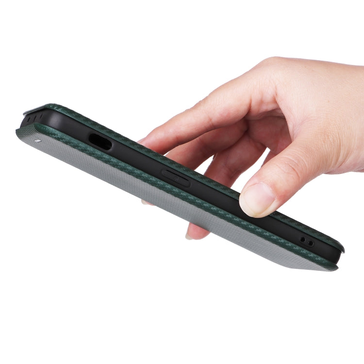 For OnePlus Ace 2V Carbon Fiber Texture Flip Leather Phone Case