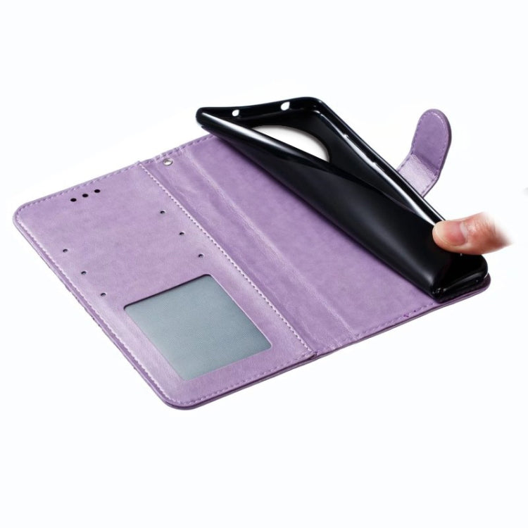 For Huawei Enjoy 50 Pro Sun Mandala Embossing Pattern Phone Leather Case