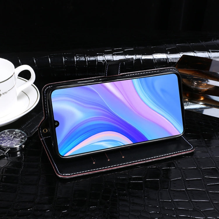 For Huawei Enjoy 10s idewei Crocodile Texture Horizontal Flip Leather Case with Holder & Card Slots & Wallet