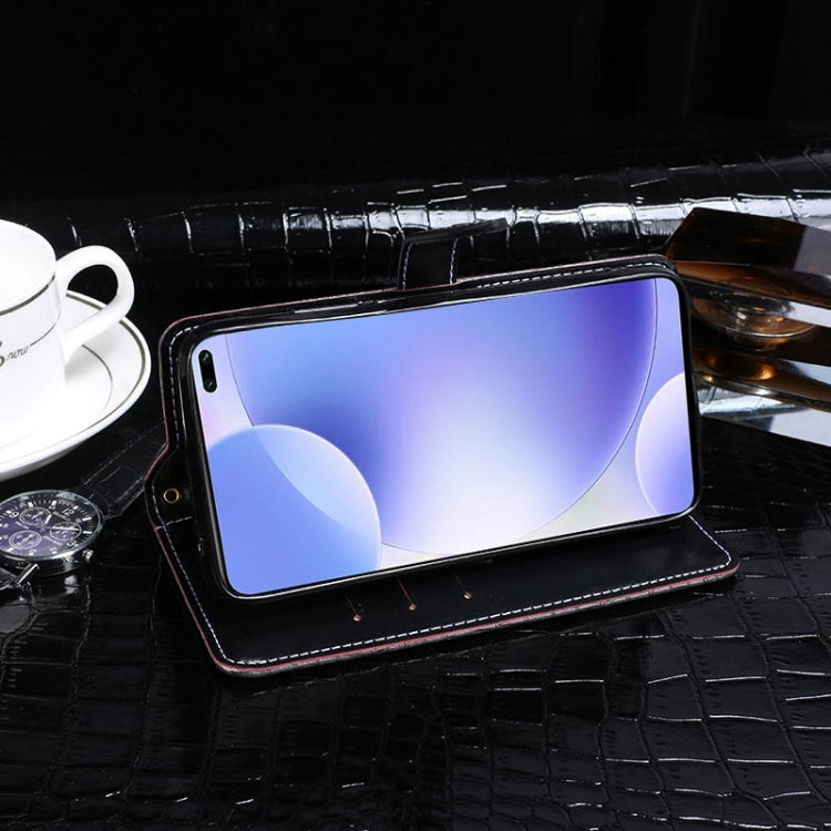 For Xiaomi Redmi K30 idewei Crocodile Texture Horizontal Flip Leather Case with Holder & Card Slots & Wallet
