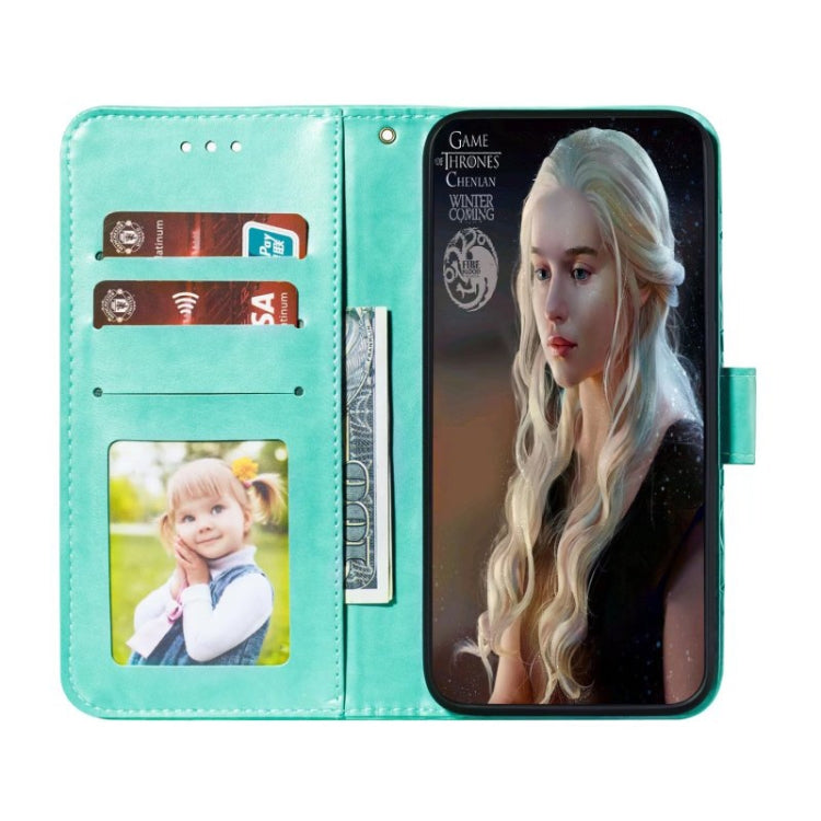 For Honor Play 40 Plus Sun Mandala Embossing Pattern Phone Leather Case