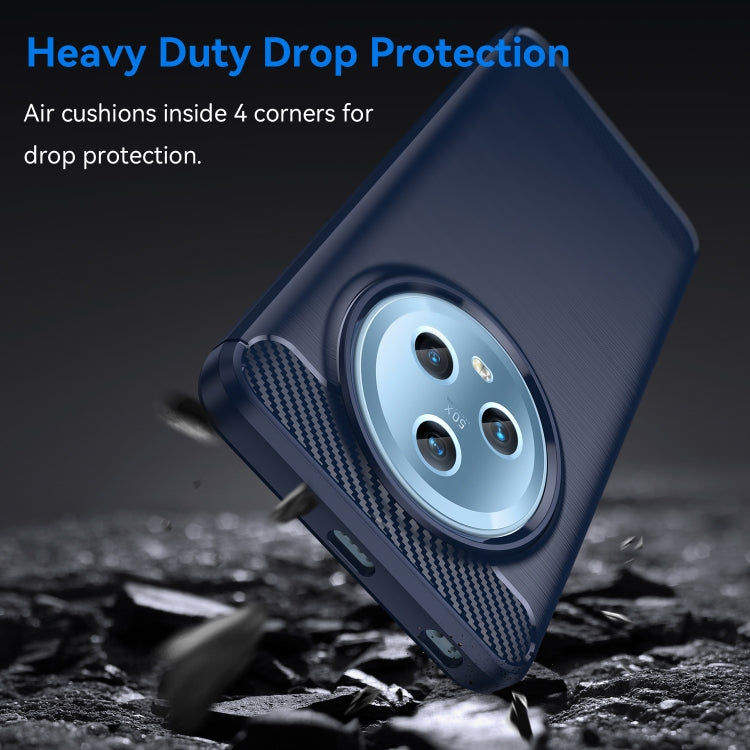 For Honor Magic5 Brushed Texture Carbon Fiber TPU Phone Case