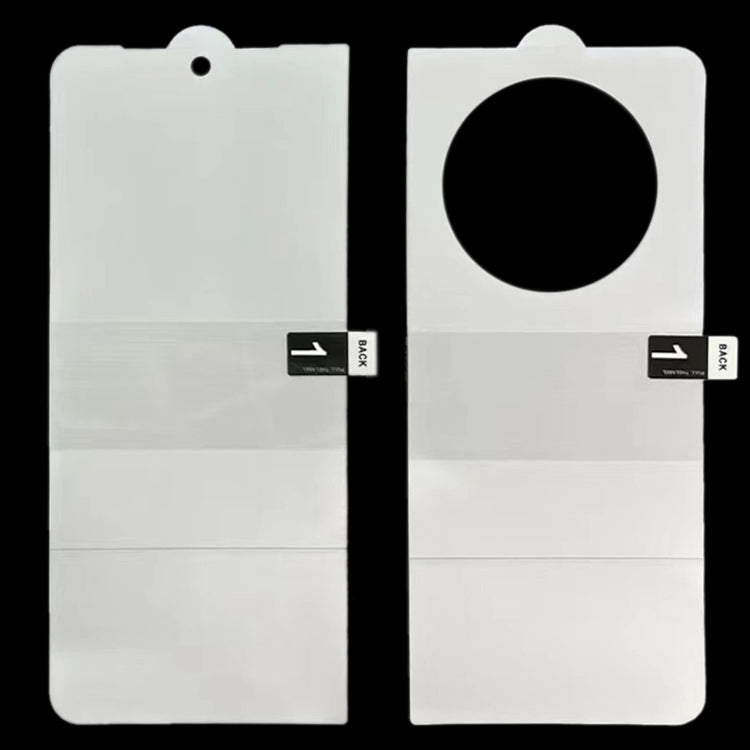 For Tecno Phantom V Fold Full Screen Protector Explosion-proof Front + Back Screen Hydrogel Film