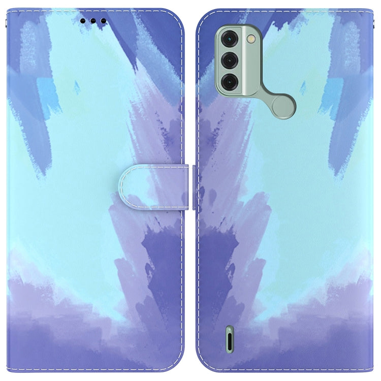 For Nokia C31 Watercolor Pattern Flip Leather Phone Case