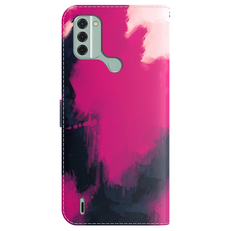 For Nokia C31 Watercolor Pattern Flip Leather Phone Case