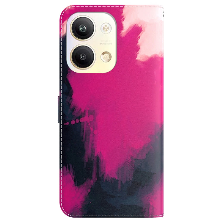 For OPPO Reno9 Pro Watercolor Pattern Flip Leather Phone Case