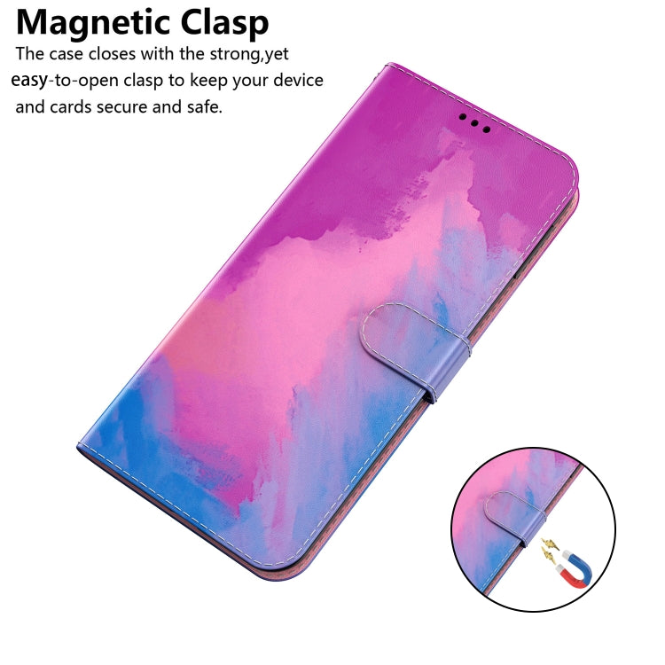 For Xiaomi Redmi 12C / 11A Watercolor Pattern Flip Leather Phone Case
