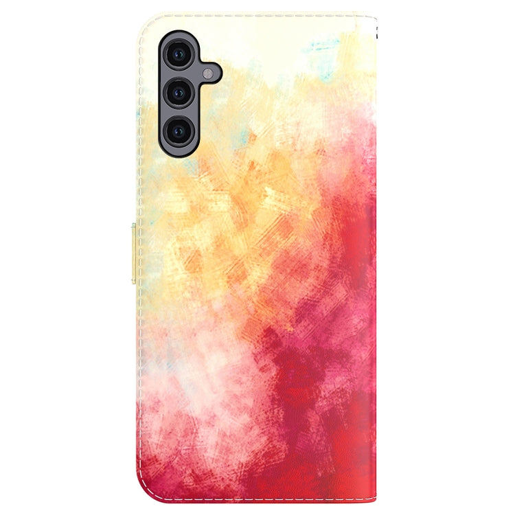 For Samsung Galaxy A24 4G Watercolor Pattern Flip Leather Phone Case