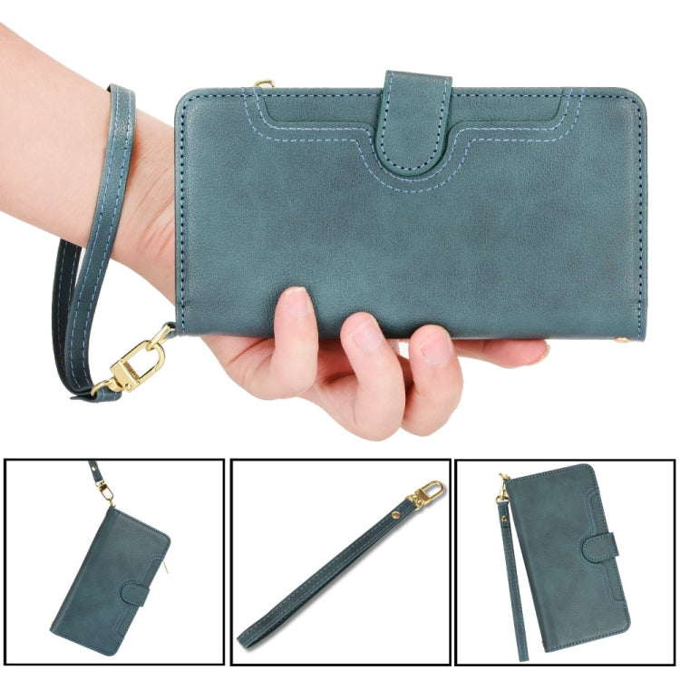 For Samsung Galaxy S23+ 5G Litchi Texture Zipper Leather Phone Case