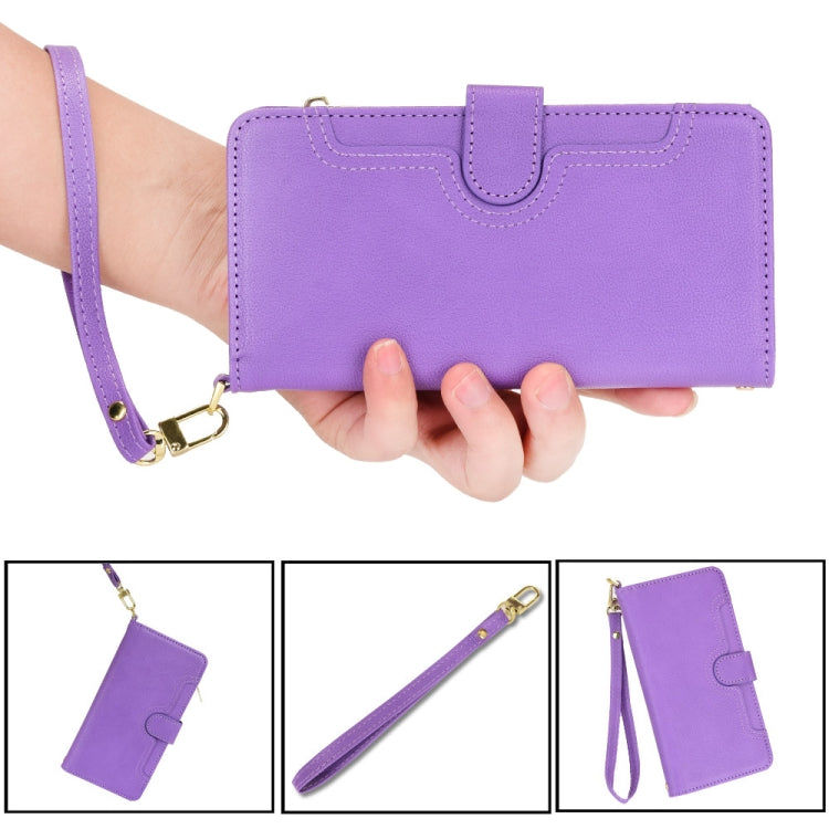 For Samsung Galaxy S23+ 5G Litchi Texture Zipper Leather Phone Case