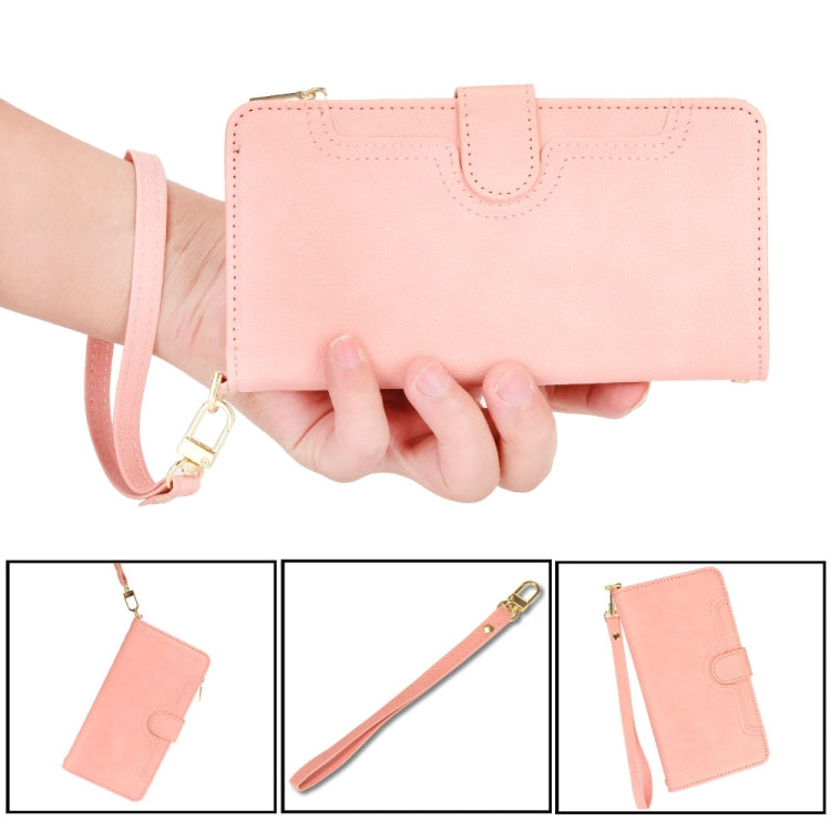 For Samsung Galaxy S23+ 5G Litchi Texture Zipper Leather Phone Case