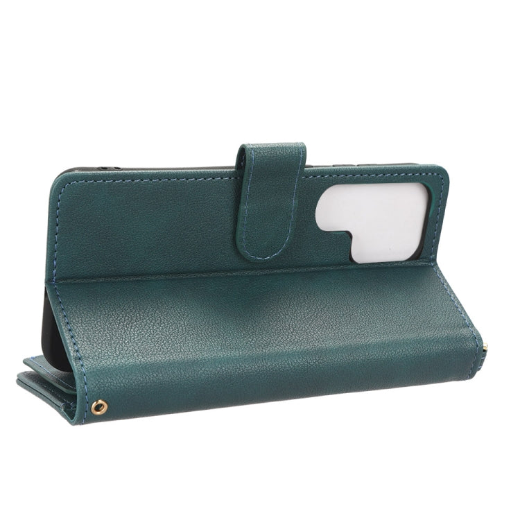 For Samsung Galaxy S23 Ultra 5G Litchi Texture Zipper Leather Phone Case