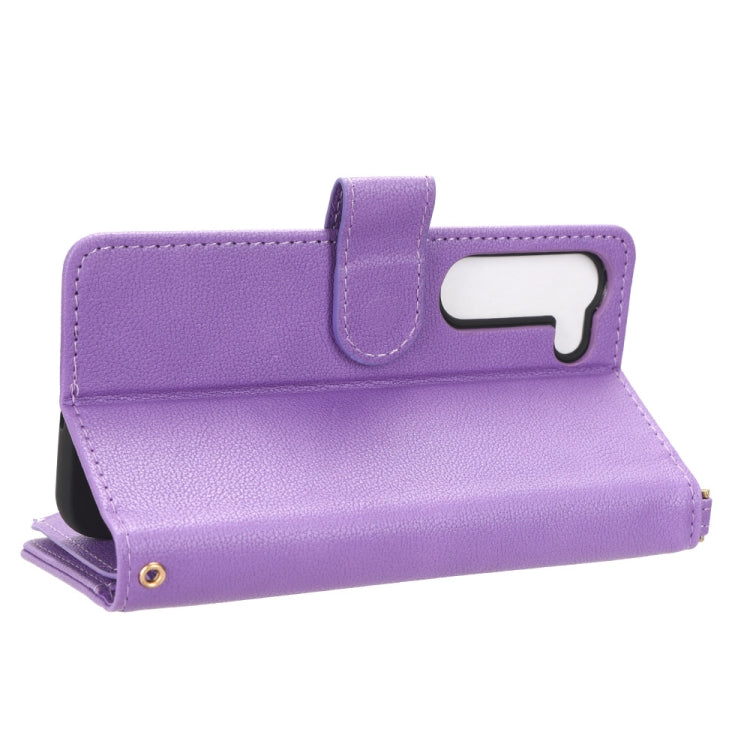 For Samsung Galaxy S23 5G Litchi Texture Zipper Leather Phone Case