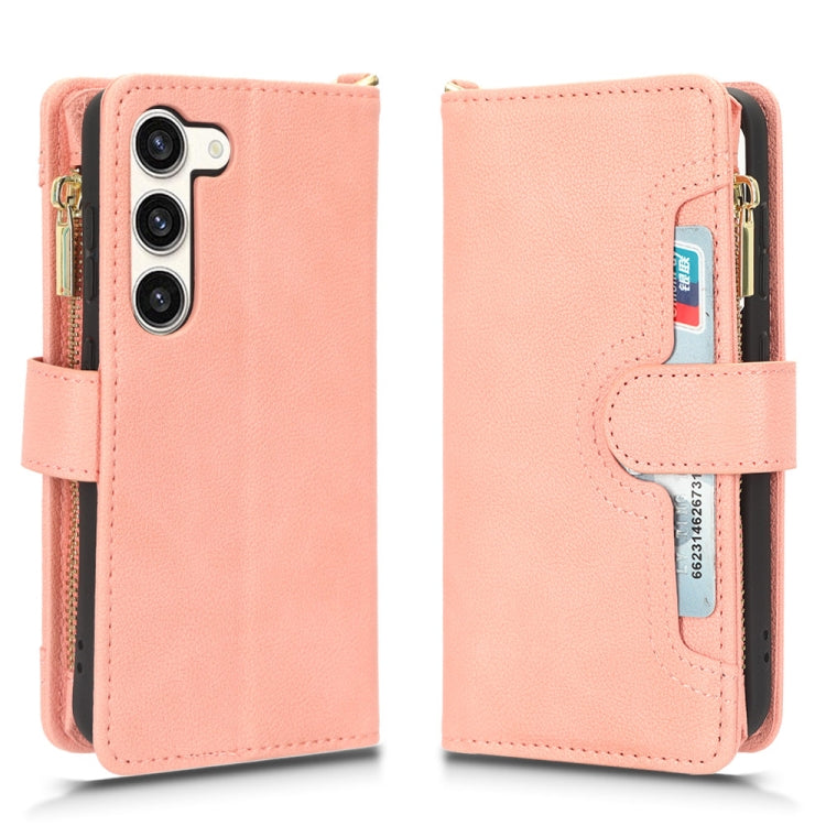For Samsung Galaxy S23 5G Litchi Texture Zipper Leather Phone Case