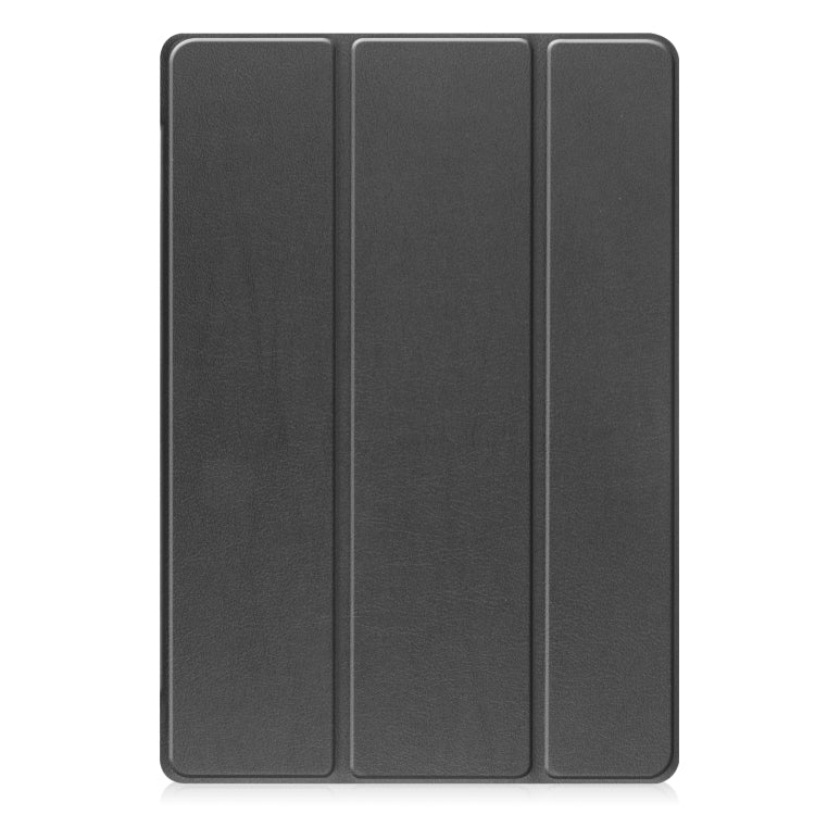 For Docomo dtab D-51C Custer Texture 3-Fold Holder Leather Tablet Case
