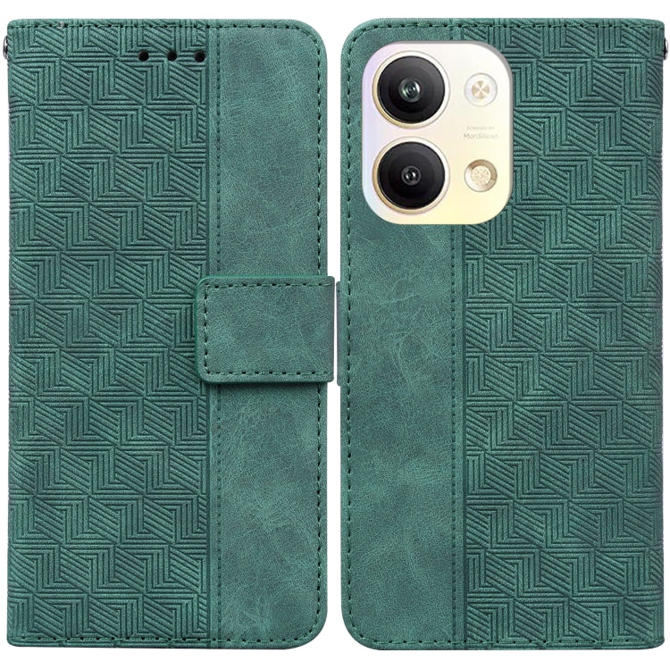 For OPPO Reno9 Pro Geometric Embossed Leather Phone Case