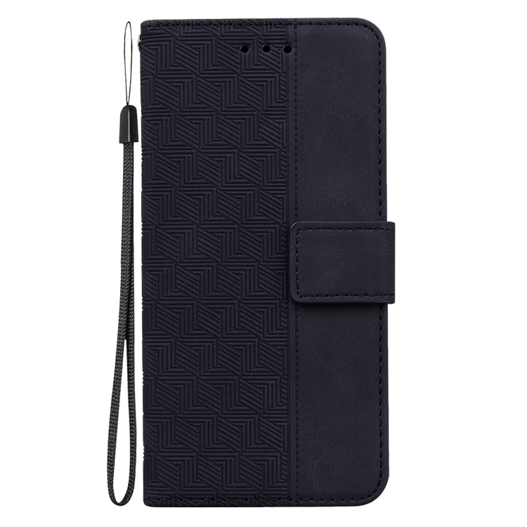 For Xiaomi Redmi Note 12 4G Global Geometric Embossed Leather Phone Case