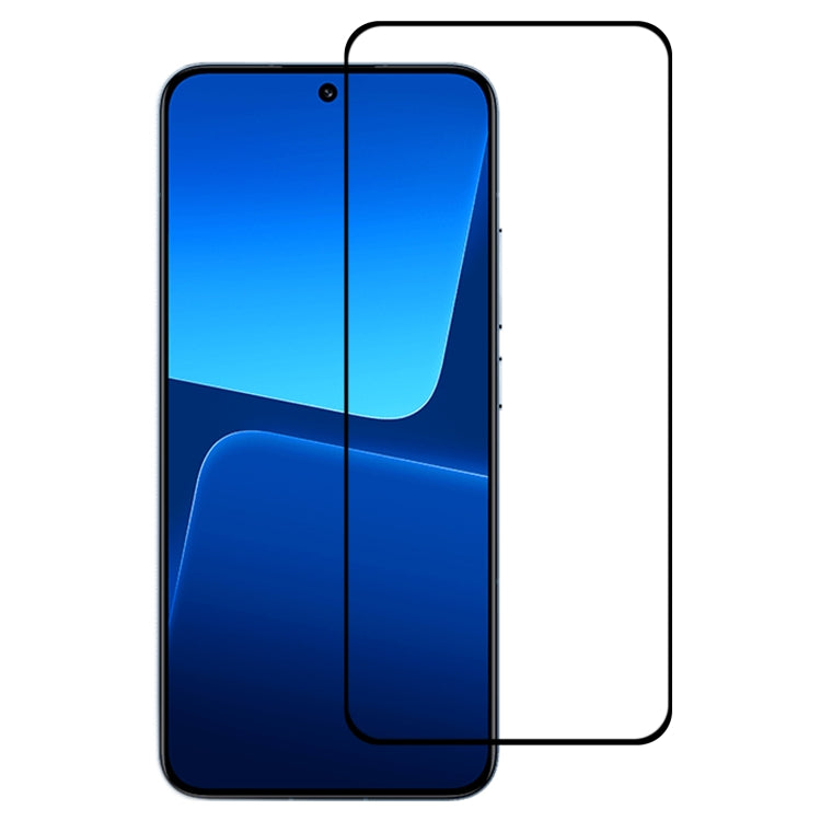For Xiaomi 13 Ultra Full Glue 9H HD 3D Curved Edge Tempered Glass Film(Black)