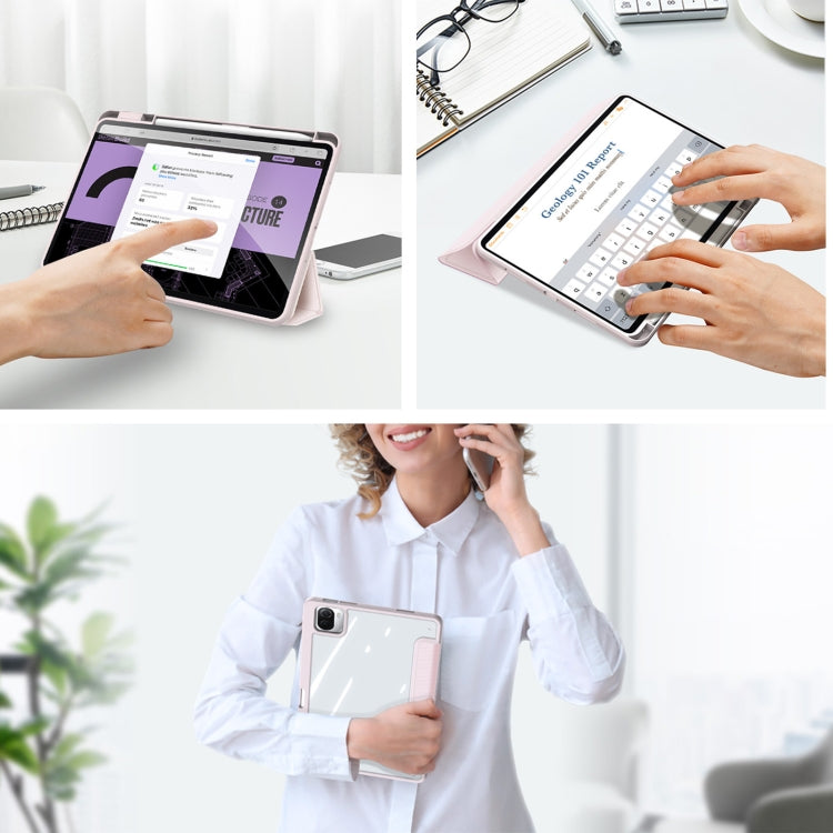 For Xiaomi Pad 6 / 6 Pro DUX DUCIS TOBY Series Antiskid Leather Tablet Case with Sleep / Wake-up Function