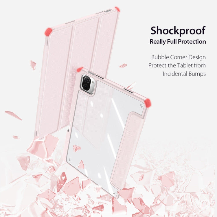 For Xiaomi Pad 6 / 6 Pro DUX DUCIS TOBY Series Antiskid Leather Tablet Case with Sleep / Wake-up Function