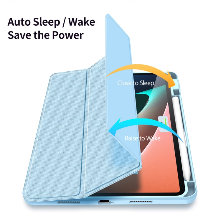 For Xiaomi Pad 6 / 6 Pro DUX DUCIS TOBY Series Antiskid Leather Tablet Case with Sleep / Wake-up Function