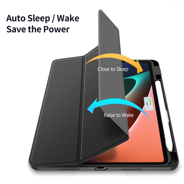 For Xiaomi Pad 6 / 6 Pro DUX DUCIS TOBY Series Antiskid Leather Tablet Case with Sleep / Wake-up Function