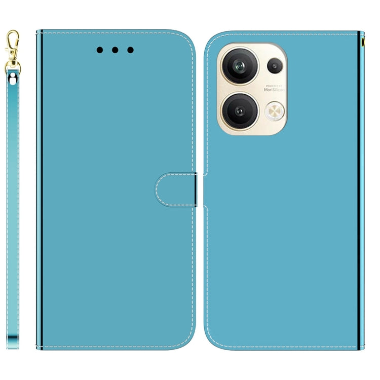 For OPPO Reno9 Pro+ Imitated Mirror Surface Leather Phone Case