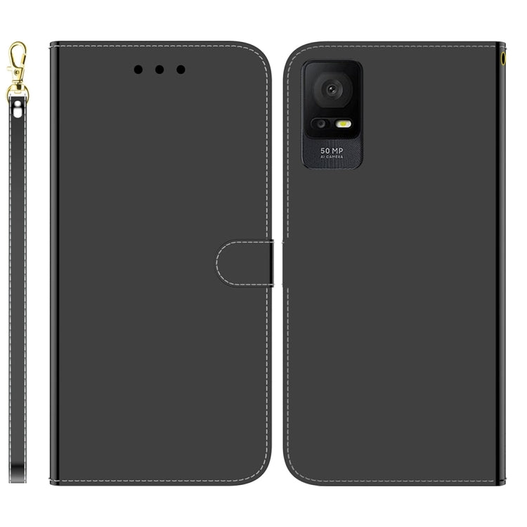 For TCL 408 Imitated Mirror Surface Leather Phone Case