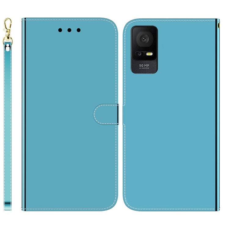 For TCL 408 Imitated Mirror Surface Leather Phone Case
