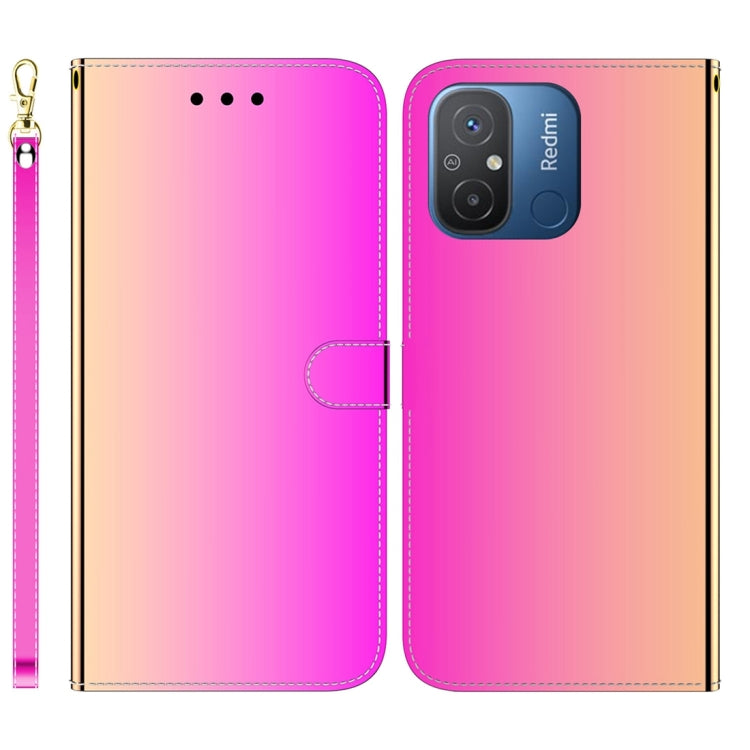 For Xiaomi Redmi 12C / 11A Imitated Mirror Surface Leather Phone Case