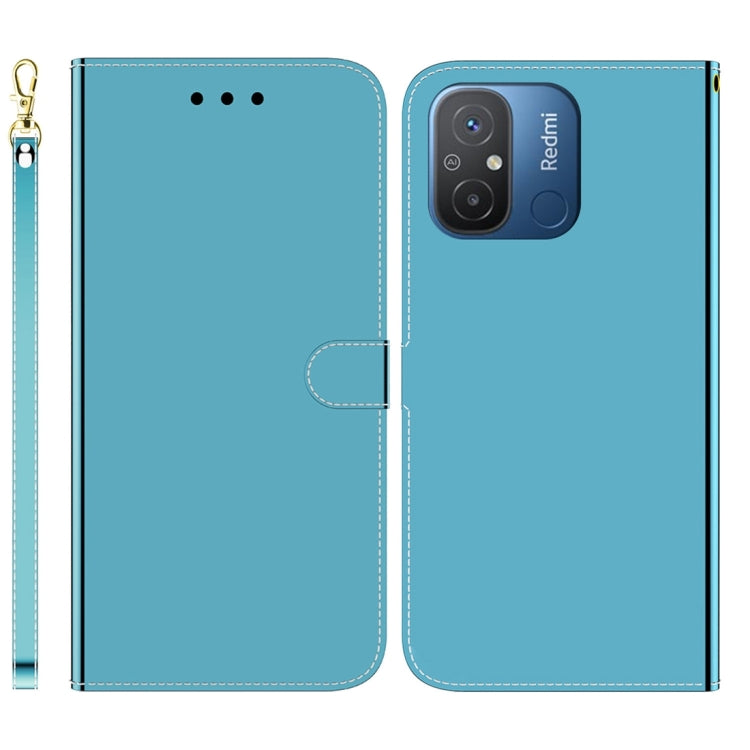 For Xiaomi Redmi 12C / 11A Imitated Mirror Surface Leather Phone Case
