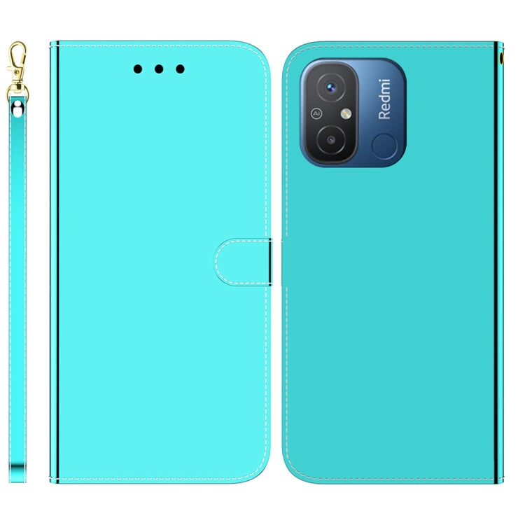 For Xiaomi Redmi 12C / 11A Imitated Mirror Surface Leather Phone Case