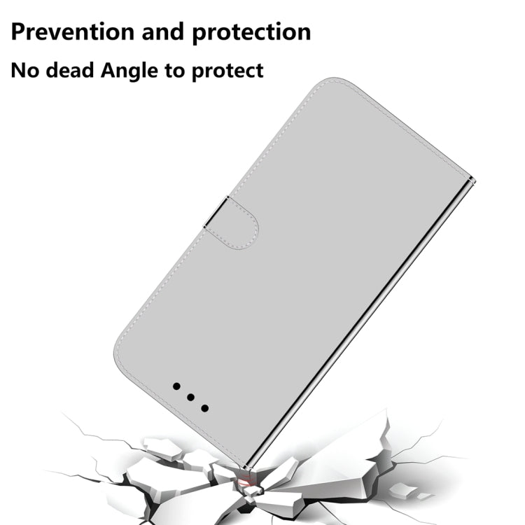 For Samsung Galaxy A24 4G Imitated Mirror Surface Leather Phone Case