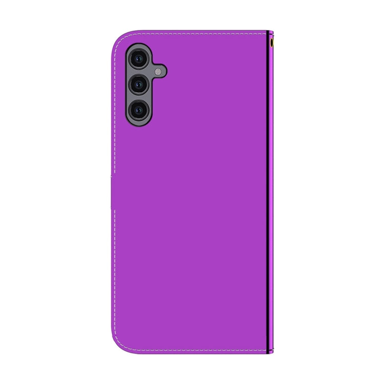 For Samsung Galaxy A24 4G Imitated Mirror Surface Leather Phone Case