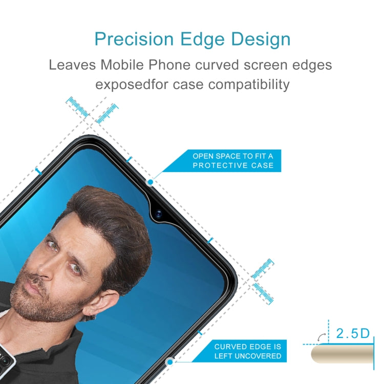 For Itel P40 50pcs 0.26mm 9H 2.5D Tempered Glass Film