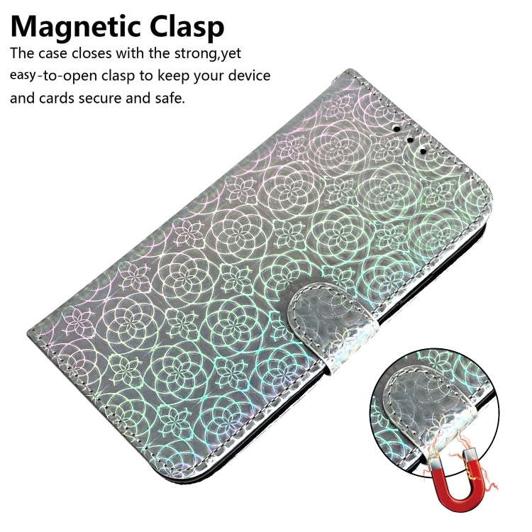 For Motorola Moto E13 Colorful Magnetic Buckle Leather Phone Case
