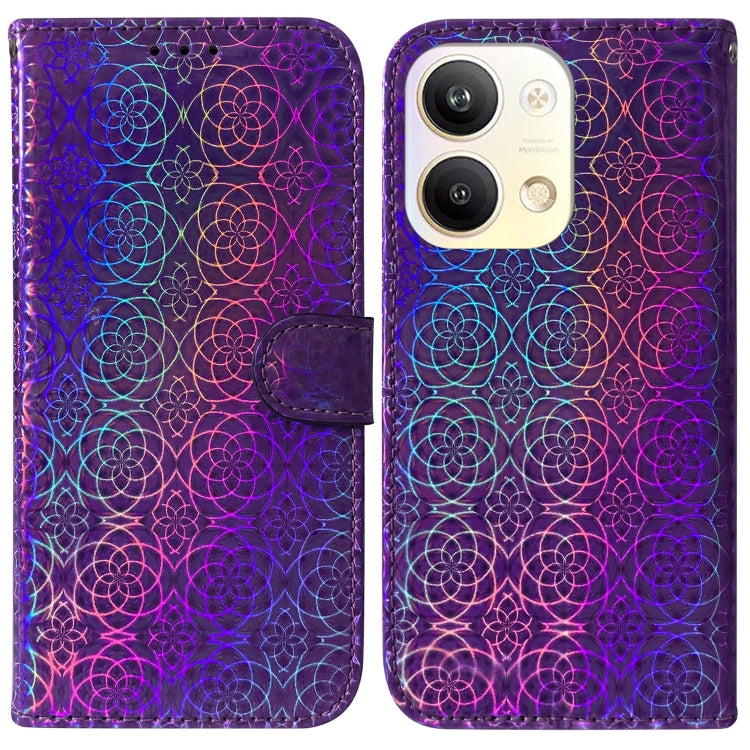 For OPPO Reno9 Pro Colorful Magnetic Buckle Leather Phone Case