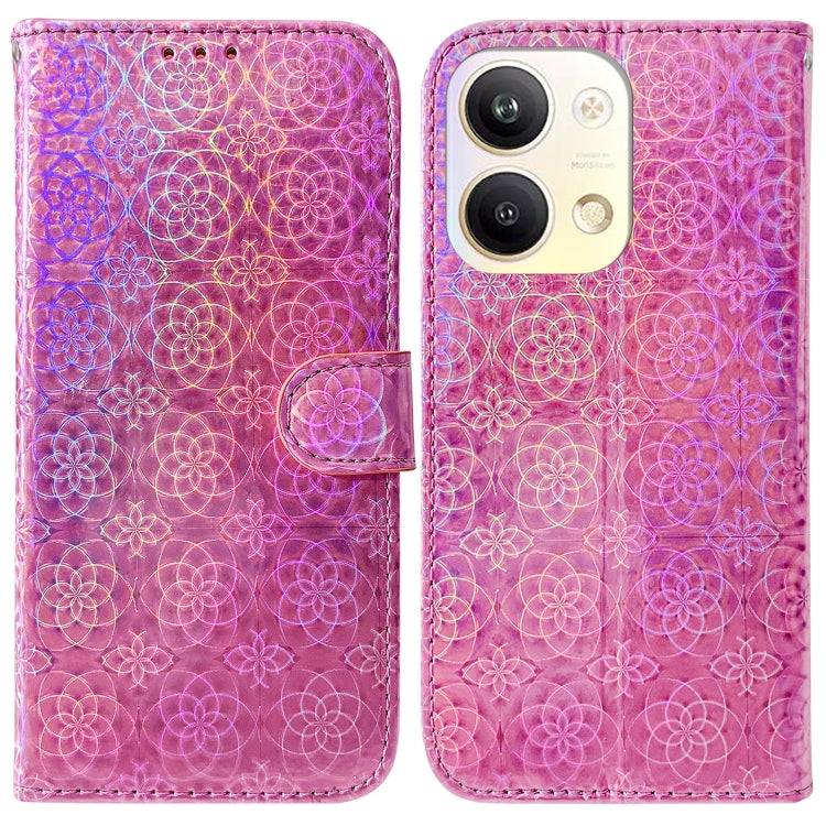 For OPPO Reno9 Pro Colorful Magnetic Buckle Leather Phone Case