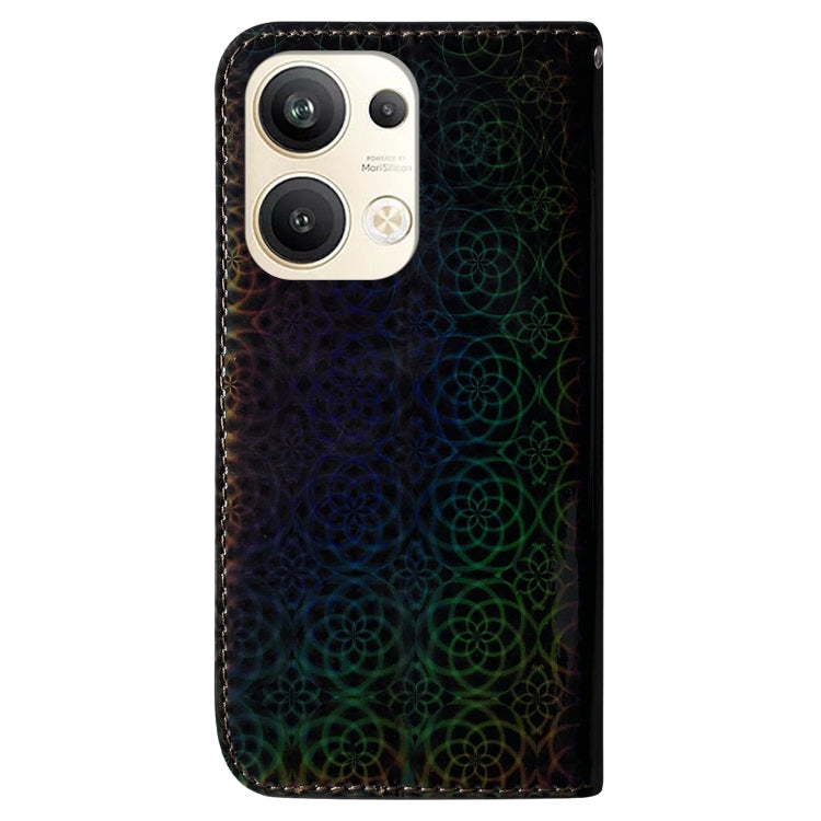 For OPPO Reno9 Pro+ Colorful Magnetic Buckle Leather Phone Case