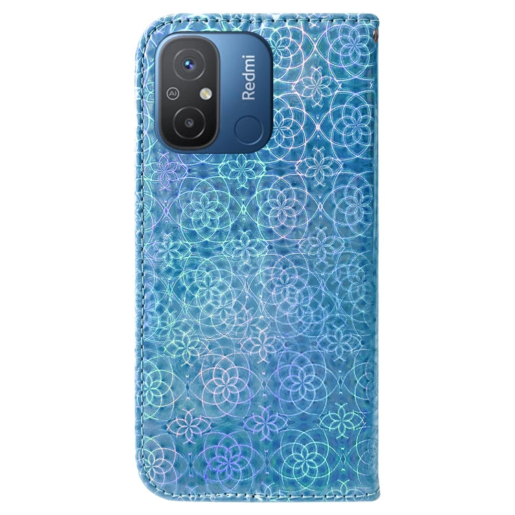 For Xiaomi Redmi 12C / 11A Colorful Magnetic Buckle Leather Phone Case