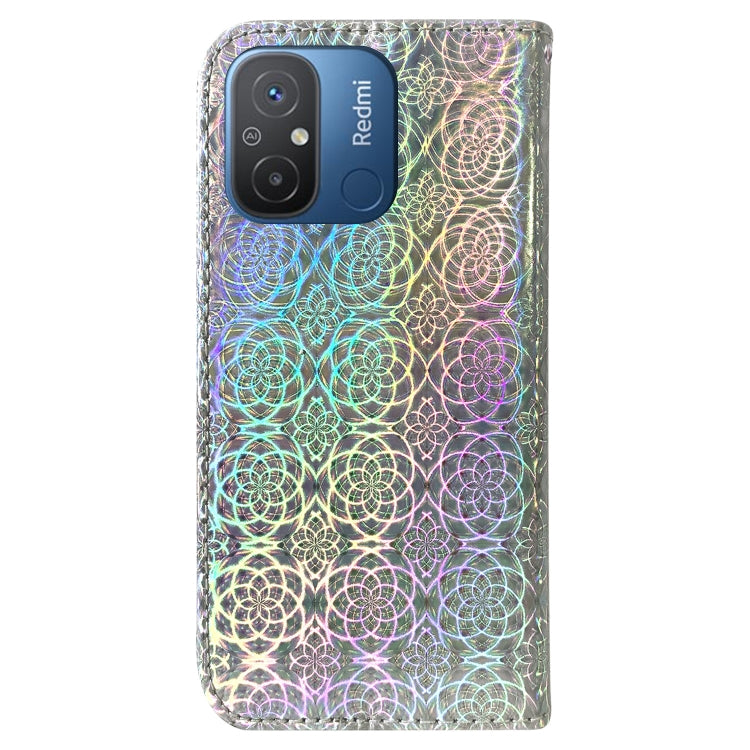 For Xiaomi Redmi 12C / 11A Colorful Magnetic Buckle Leather Phone Case