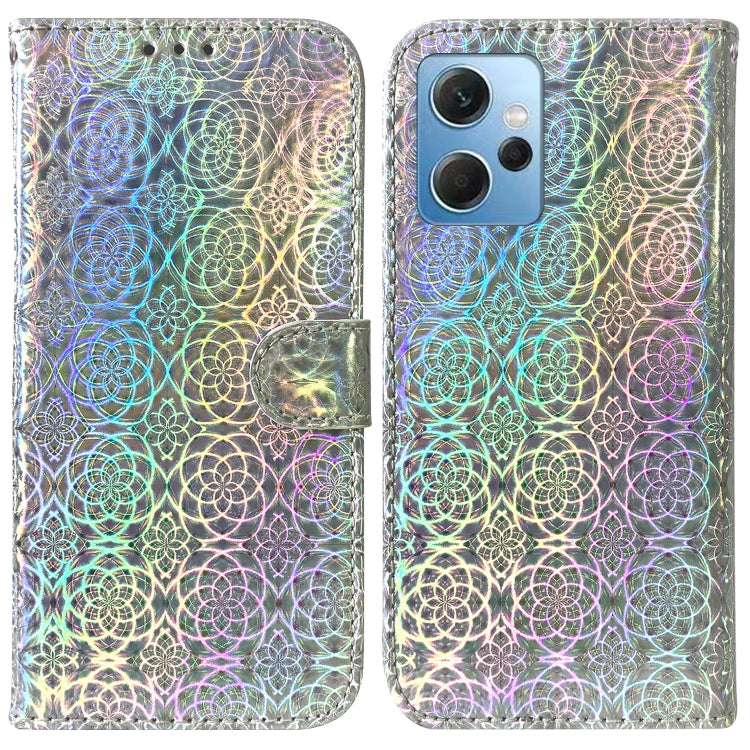 For Xiaomi Redmi Note 12 4G Global Colorful Magnetic Buckle Leather Phone Case