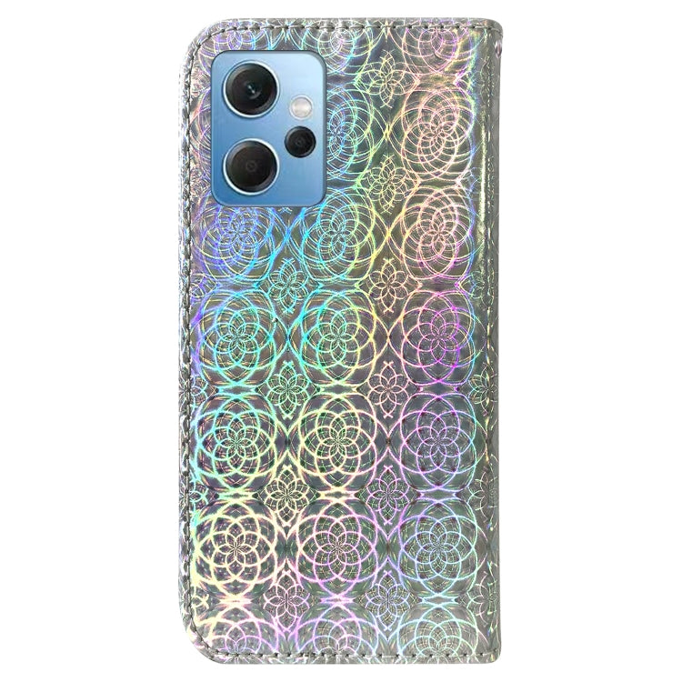 For Xiaomi Redmi Note 12 4G Global Colorful Magnetic Buckle Leather Phone Case