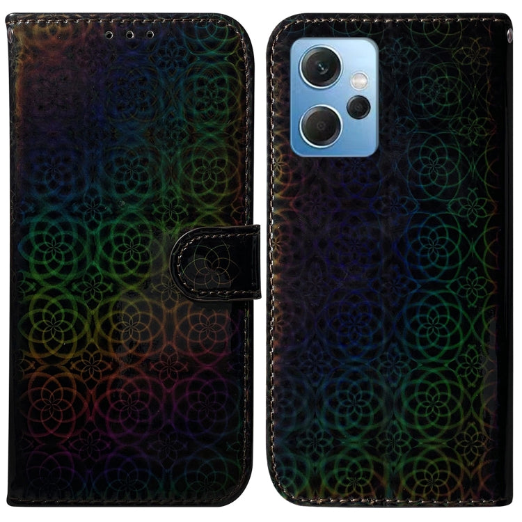 For Xiaomi Redmi Note 12 4G Global Colorful Magnetic Buckle Leather Phone Case