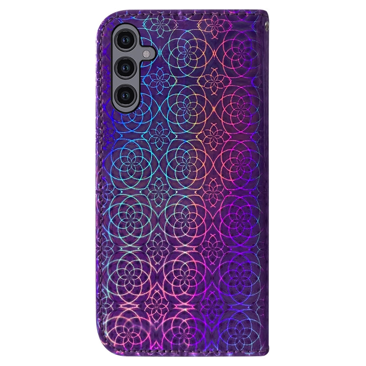 For Samsung Galaxy A24 4G Colorful Magnetic Buckle Leather Phone Case